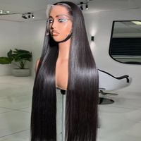 Perruques Frontales en Dentelle Brésiliennes Brutes 100% Cheveux Humains 250 Densité HD, Perruque Cheveux Humains 13x6 13x4 Pré-Épilée avec Dentelle Transparente