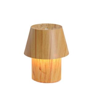Diffuseur d'arômes en forme de champignon à effet bois, 160 ml, humidificateur à lumière LED alimenté par USB pour chambre et bureau - Product Image 5