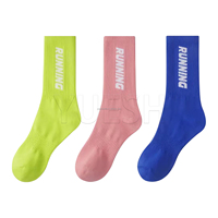 Chaussettes de sport unisexes en coton peigné personnalisées pour la course à pied Chaussettes à séchage rapide pour la vie quotidienne