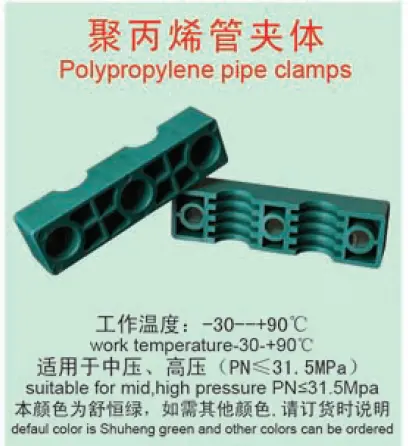Üretici toptan Din 3015 ağır hizmet tipi plastik çift delikli boru kelepçesi donanım boru kelepçesi