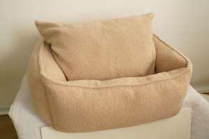 Super weiches und dickes braunes Katzen-/Hundezwinger-Haustier bett im Sofa-Stil - Product Image 3