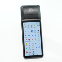 Goodcom mesin POS genggam Android 14, Printer termal penerimaan 58mm, Printer termal genggam murah