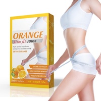 Jus Orange Minceur Detox Poudre Instantanee Perte Poids Brule Graisse Controle Appetit Plante Fruit Boisson Sachet