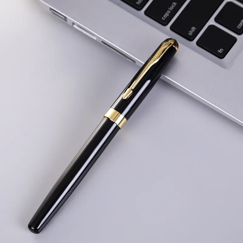 비즈니스 뜨거운 사무실 문구 도매 중국 프로모션 사용자 정의 금속 혁신적인 스테인레스 분수 독특한 선물 이상적인 펜