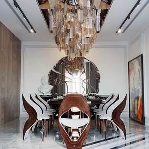 Tables de <span class=keywords><strong>salle</strong></span> <span class=keywords><strong>à</strong></span> <span class=keywords><strong>manger</strong></span> au design exclusif en marbre Mobilier de <span class=keywords><strong>salle</strong></span> <span class=keywords><strong>à</strong></span> <span class=keywords><strong>manger</strong></span> en métal doré Table <span class=keywords><strong>à</strong></span> <span class=keywords><strong>manger</strong></span> de luxe fabriquée <span class=keywords><strong>à</strong></span> la main <span class=keywords><strong>Ensemble</strong></span> 10 sièges 12 - Product Image 2