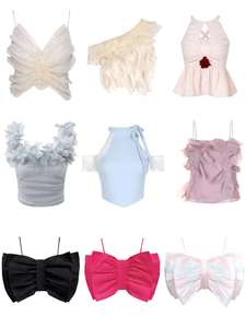 Débardeurs pour femmes en tissu tissé, écologiques, doux, confortables, longueur standard, tendance, personnalisables, vente en gros à prix abordable - Product Image 6