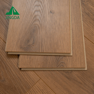 Plancher stratifié HDF 8mm 12mm à 4 côtés avec rainures en V et en U, bordure scellée à la cire, Piso Laminados - Product Image 3