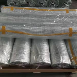 Nqfiber ม้วนผ้าใยแก้วแบนคุณภาพสูง, วัสดุกันไฟ100กรัม200กรัม300กรัมผ้าทอลายทแยง - Product Image 1