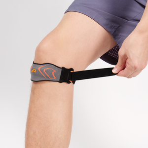 Genouillères réglables de coupe stéréoscopique tridimensionnelle épaissie anti-friction grille respirante Type de protection flexible - Product Image 1