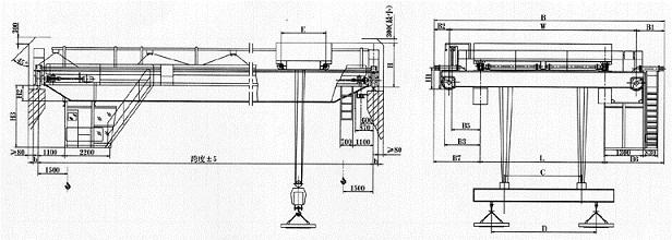 Intelligent Electric Overhead Crane 15.5m / Min With High Strength Safety Equipment