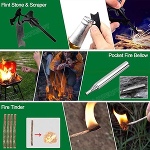 AJOTEQPT-equipo de supervivencia 40 en 1 para hombre, equipo de senderismo, pesca, primeros auxilios - Product Image 2