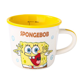 แก้วเซรามิคสพันจ์บ็อบ สแควร์แพนท์ 360 มล. ลายการ์ตูน ใช้ซ้ำได้ สำหรับเด็กและนักเรียน - Product Image 2