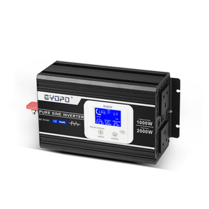 Approvisionnement d'usine 1000W hors réseau onduleur à onde sinusoïdale pure <span class=keywords><strong>convertisseur</strong></span> cc à ca avec écran LCD pour voiture RV et batterie <span class=keywords><strong>12V</strong></span> <span class=keywords><strong>220V</strong></span> - Product Image 1