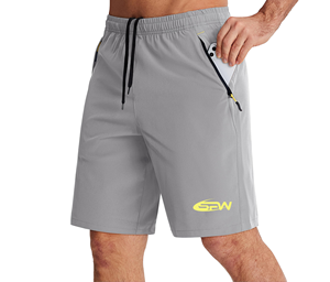 Men's Lightweight Mid Gym Workout <b>Shorts</b> Quick Dry Jogger Pockets Solid Pattern Bodybuilding Weightlifting Knitted Plain Dyed - Product Image 2