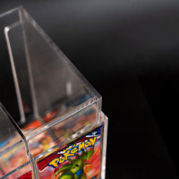 Étagère en acrylique personnalisable, écologique, résistante aux UV, facile à assembler, pour les paquets TCG