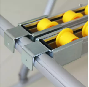 Bán buôn nhựa Con lăn theo dõi mà không có trọng lực dòng chảy đường sắt cho nhôm trượt con lăn theo dõi/băng tải con lăn theo dõi - Product Image 4