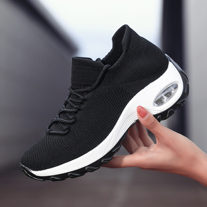 <span class=keywords><strong>2021</strong></span> Chaussure, calcetín de tacón informal para mujer, zapatillas ligeras para caminar y deportes, calzado para correr, transpirable, Tenis femeninos de primavera - Product Image 2
