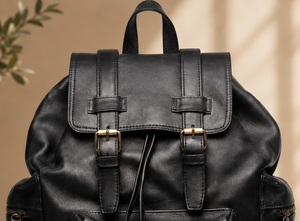 Mochila Minimalista de Cuero de Becerro de Primera Calidad, Elegante Bolso para Uso Diario - Product Image 2