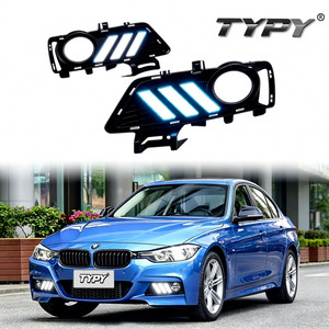 TYPY para BMW Serie 3 F30/F31/F35 M-Package, Rejilla Delantera, Cubierta de Faros Antiniebla, Marco de Luces Antiniebla, Accesorios para Auto 2013-2019 - Product Image 1