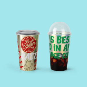 Vaso de Plástico PP IML Personalizado con Logotipo Ecológico Reciclable de 22/24/32 oz, con Degradado Holográfico Brillante, Gran Capacidad para Bebidas Frías, Té Helado y Refrescos - Product Image 3