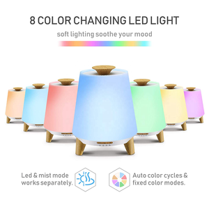 New 2024 Cool Mist <strong>Audio</strong> Humidifier Ultrasonic Big Capacity Aroma <strong>Diffuser</strong> With Remote Control 7 Color Light 300ml - Product Image 2