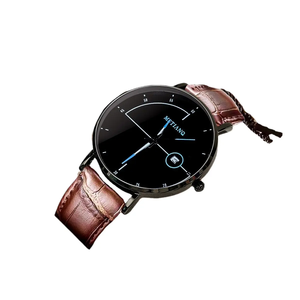 Fully automatic movement calendar waterproof men's quartz Korean version trendy fashion high-end brand watch
