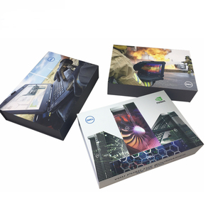 Hot-Selling <span class=keywords><strong>Dell</strong></span> Box di alta qualità Brochure Video in carta Whit 7 schermo LCD Offest stampa Cross Style per regalo d'affari - Product Image 2