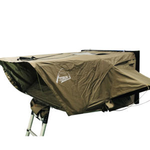 Tente de toit à coque latérale ouverte en aluminium dur OEM RTS pour route, camping, camion, garage et abri design pliable - Product Image 1