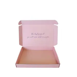 Küçük iş hediye kutusu için sevimli Tablet posta için özelleştirilmiş altın folyo Logo baskı geri dönüşümlü sert nakliye kutusu