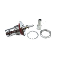 Connecteur femelle BNC étanche DC-3GHz pour câble coaxial RG174 pour accessoires de système de communication