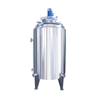 Cuve de dissolution automatique en acier inoxydable avec agitateur à moteur DC, capacité 500L, pour ligne de production de boissons