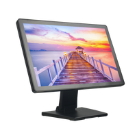 Monitor Táctil Capacitivo USB LED de 19 Pulgadas, Monitor de Pantalla Táctil de 19 Pulgadas con 10 Puntos de Tacto