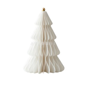 Árbol de Navidad de Papel para Mesa, Decoración Nórdica Minimalista, Árbol Mini Plegable en Forma de Acordeón para Colgar en la Chimenea del Hogar Moderno - Product Image 5
