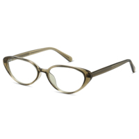 Monture optique œil-de-chat TR anti-lumière bleue haut de gamme à motif uni pour femme, verres PC légers, logo personnalisé, OEM