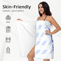 Serviette de plage et de bain en polyester absorbant, séchage rapide, motif sportif, personnalisable, rectangulaire, toutes saisons, Senge CET-5412