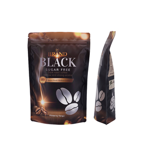 Bolsas de Mylar Negras Mate de Plástico con Cierre Ziplock y Ventana Transparente, Bolsas de Aluminio para Snacks, Pedido Mínimo 500 Unidades - Product Image 2