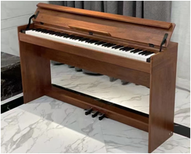 Piano Digital Estándar Velocity <span class=keywords><strong>88</strong></span> Teclas B105 con Acabado en Madera PVC, 800 Tonos, 600 Ritmos, Función USB MIDI MP3 - Product Image 1
