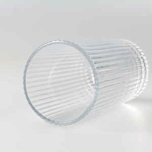 <span class=keywords><strong>Taza</strong></span> de Café de Vidrio Transparente Stripe de 370 ml al por Mayor - Product Image 6