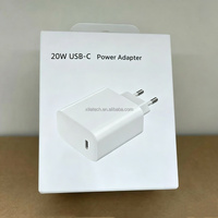 Chargeur USB-C Cube 20W pour iPhone 17 Pro Max, Adaptateur Secteur PD à Charge Rapide Type C avec Prises EU, UK, US pour iPhone 17, 16, 15 Pro, 14, 13