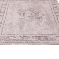 Tapis de prière floral 3D personnalisé de luxe en polyester persan, résistant aux taches, antidérapant, à poils ras, lavable en machine, fabriqué à la machine