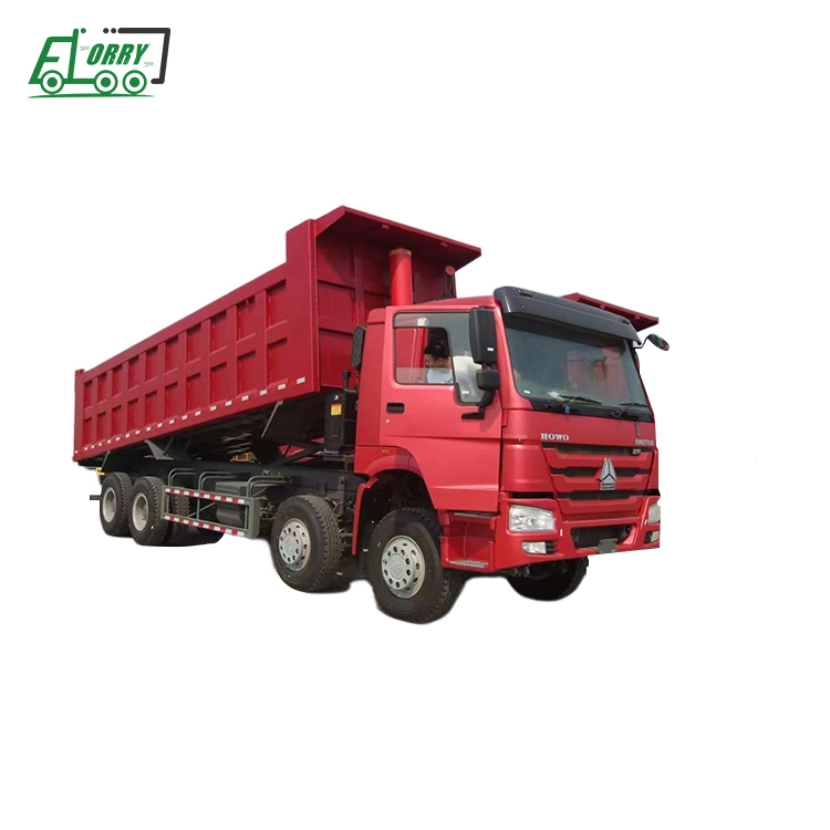 Sino Truck 12 Wheel Dump Truck Howo 8x4 Sinotruck Tipper Heavy Truck 4x4 12 Ton Capacity Diesel Manual Left Used Camera China