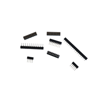 Connecteur PCB automatique à broches rondes à rangée unique, type L, angle droit, mâle, 2,54 mm, usiné sur mesure, 10,0 mm, 12,0 mm