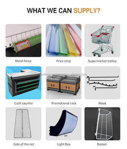 מדפי גונדולה מתכתיים איכותיים לסופרמרקט עם תצוגה וגב מתכוונן ועמיד במיוחד - Product Image 5