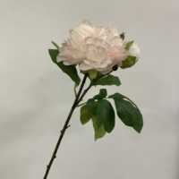 Bunga Peony Imitasi Premium K-0187 2 Kepala Satu Bunga Satu Kuncup untuk Dekorasi Acara dan Aksen Rumah