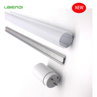 Tubo fluorescente Led Reflector luz redonda difusor de policarbonato Opal cubierta