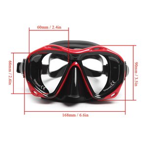 Masque de plongée sous-marine OEM professionnel en silicone équipement tuba adultes anti-buée UV étanche lunettes de natation hommes lunettes de plongée - Product Image 5