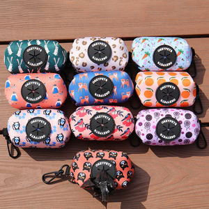 Dispensador de Bolsas para Excrementos de Perro Okeypets de Neopreno, Portátil, Manos Libres, con Clip, Logotipo Personalizado, Venta al Por Mayor, Contenedor de Desechos para Mascotas para Paseos - Product Image 1