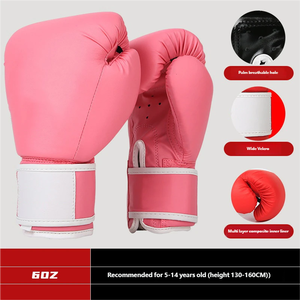 Adult Boxing <strong>Gloves</strong> for Sanda Training Hand <strong>Grips</strong> Cowhide Adjustable Strap Youth Size Parental-Child Boxing <strong>Gloves</strong> - Product Image 5