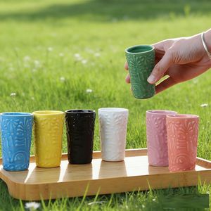 Vasos de Tequila <span class=keywords><strong>Caballito</strong></span> Hechos a Mano en Talavera, México - Product Image 4