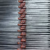 Circuit intégré Zener, production de semi-conducteurs, puces de pont redresseur, composants électroniques à diode BZX55C5V1 DO-35